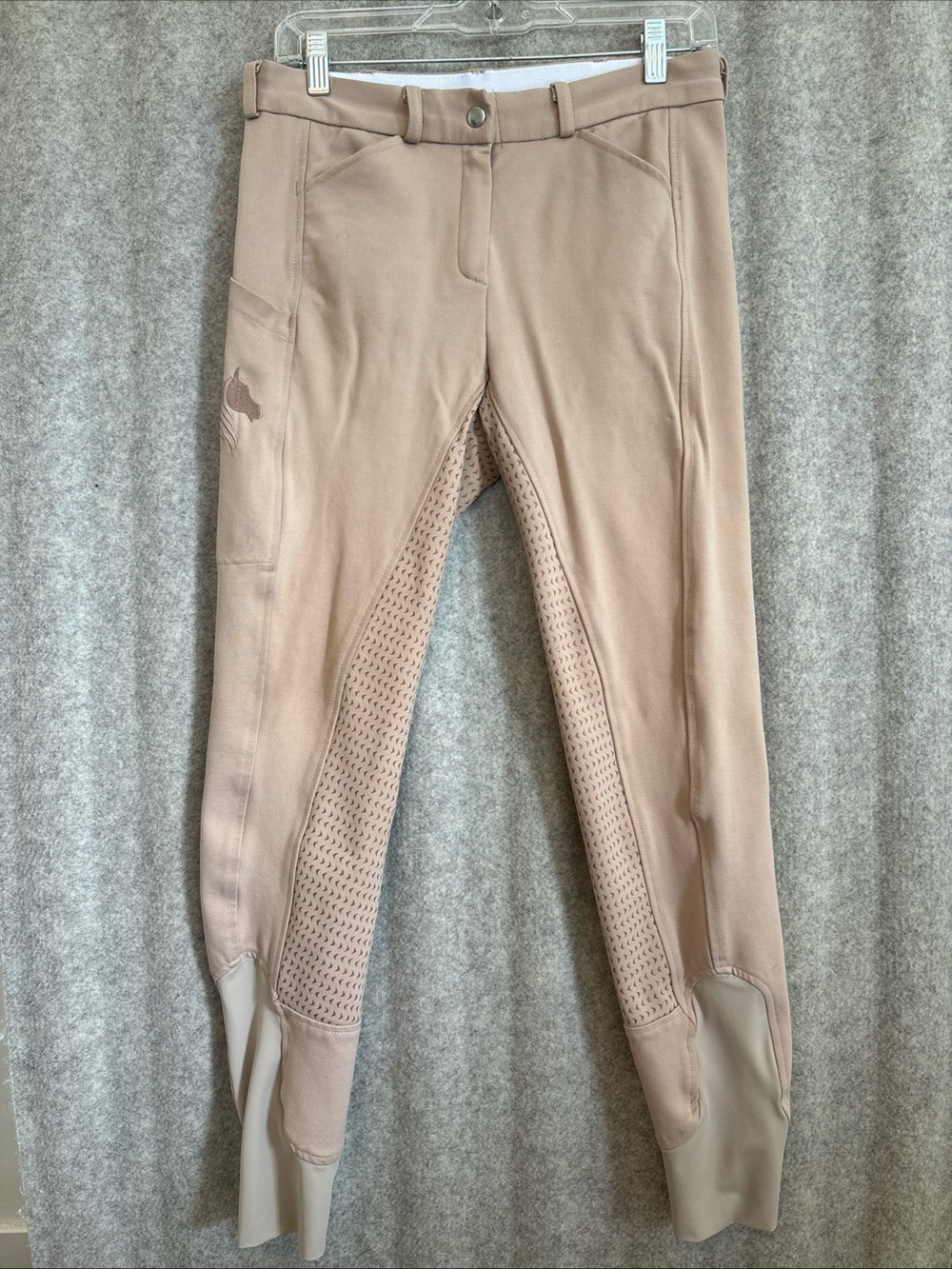Women’s Size 28 Tan Riding Breeches with Grip Knee Panels
